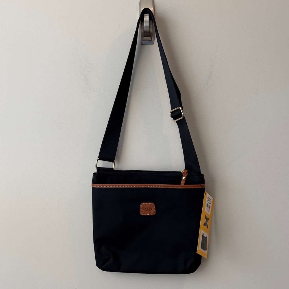 Bric’s small Black Crossbody Bag 11” x 10”NWT